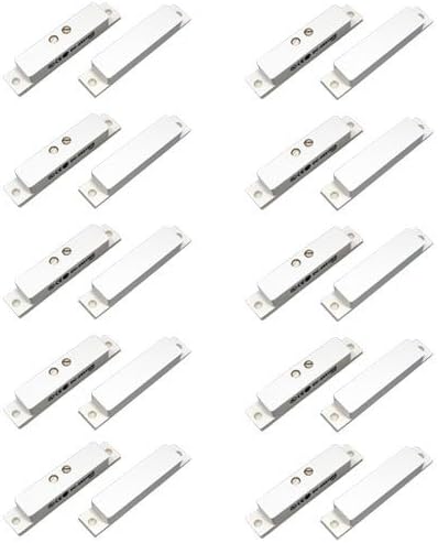 AlephDC-2531 WG W Surface Mount Alarm Magnetic Contact Package of 10