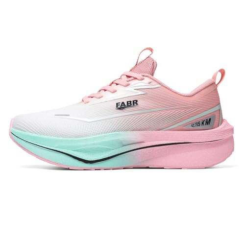 GWLYETD Carbon Plate Marathon Running Racing Shoes for Men and Women,Stable Support Shock-Relief Ultra-Light TPU Outsole Rebound Sneakers