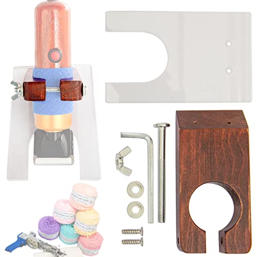 APENCHREN Support de Support pour Tondeuse à Touffeter électrique (pour Tondeuse Spécifique), Assemblage Requis : Accessoires Mentaux en Bois + Panneau Acrylique