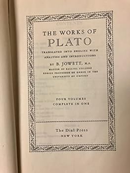 Hardcover The Works Of Plato **4 Volumes in 1** Book
