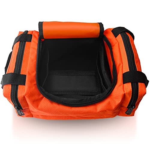 ASA TECHMED First Aid Responder EMS Emergency Medical Trauma Bag EMT, Fire Fighter, Police Officer, Paramedics, Nurse, Orange - Image 6