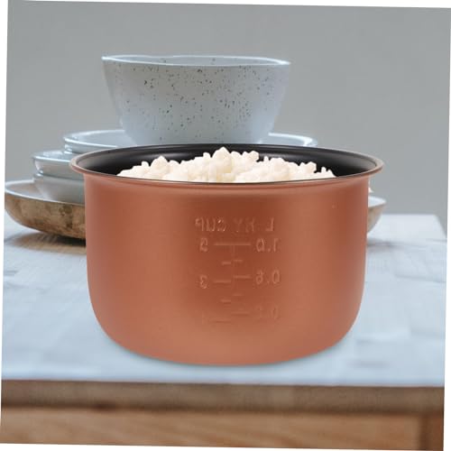 Recipiente interior para olla arrocera LABRIMP Tiger, recambio para cocina, material de aleación de aluminio, fácil de limpiar, accesorio para olla eléctrica miniatura 6