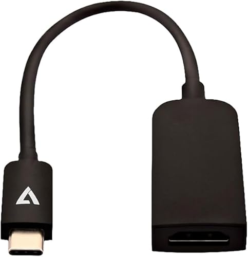 V7 Adaptateur USB-C (m) vers HDMI® (h) Noir Fin - Adaptateurs de câble vidéo (US