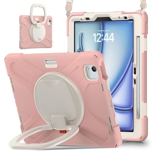 Protection iPad Air 11 M2 anti-chute avec sangle de transport