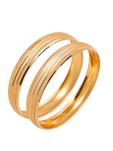Image of Zeraki Jewels Women's Traditional Gold Plated Anamika Bangle (Set of 2)