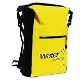 GSXLZ Bolsa Estanca Impermeable Bolsa Impermeable for Kayak, canotaje, natación, Camping, Mochila Resistente al Agua.(Yellow)