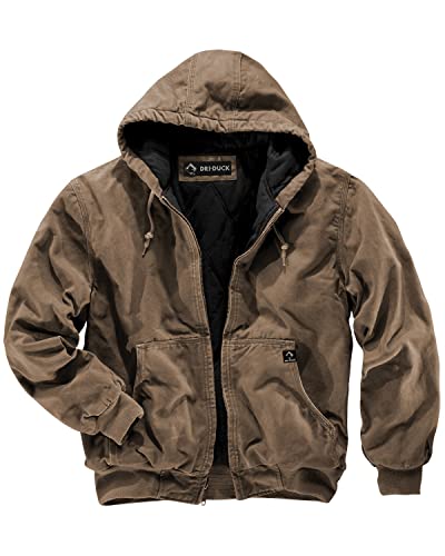 Image of DRI DUCK Cheyenne Men's Cotton Canvas Hooded Work Jacket, 5020
