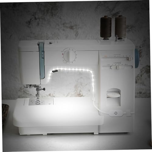 Tira de luz LED blanca OSALADI para máquina de coser miniatura 5