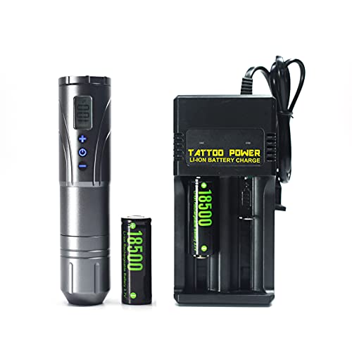 MARS Revolution Smart 3 Wireless Rotary Machine w/ 2x 2000mAh Batteries, Charger & Variable Voltage Machine (Silver)