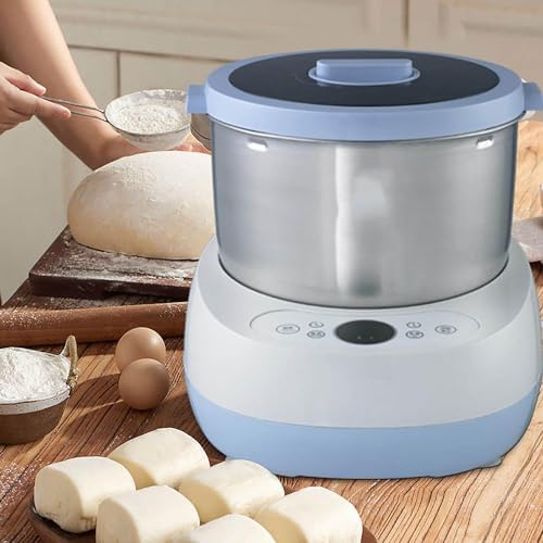 Dispositivos Inteligentes para el hogar, batidora eléctrica para amasar, amasadora automática para Pizza y Pan, electrodoméstico Multifuncional de Acero in