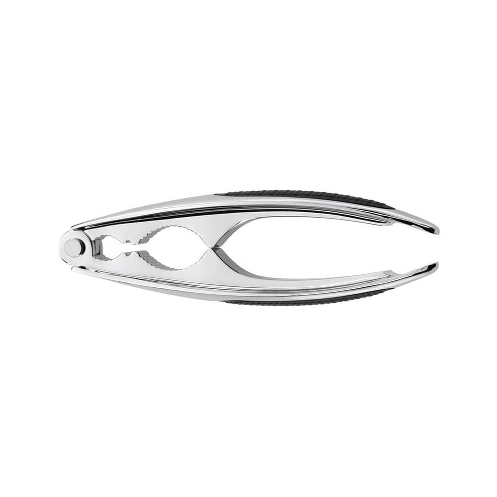 WMF Schiaccianoci per scanalature, 16 cm, Zinco pressofuso Lucido, 2 Aperture, schiaccianoci per Noci Grandi e Piccole, schiaccianoci Noci