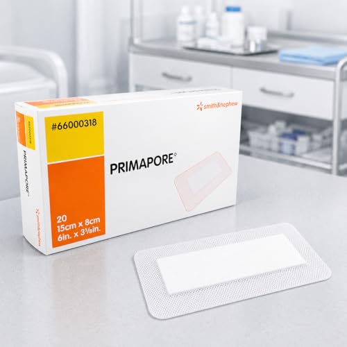 Image of Non -Woven Adhesive Wound Dressing with Absorbent Pad Pack of 5 (8 x 15 CM)