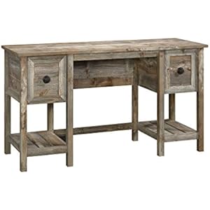 Sauder Granite Trace Desk L: 53.94 x W: 19.45 x H: 29.76 Rustic Cedar