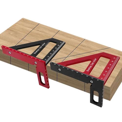 Escuadra de Carpintero y Transportador 45/90° de Aluminio miniatura 6