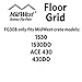 MidWest Homes for Pets Floor Grid for Dogs 1530, 1530DD, 1930, 1930DD, 1630 Curved Slide Bolt Latch, 1630DD Curved Bolt Latch