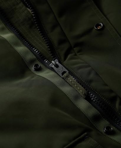 Superdry Para Hombre. M5011930A Cazadora Bomber Everest Verde (S), Casual, PoliéSter Reciclado, Sostenible - 7