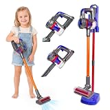 BAYMI 3-in-1 Kinderstaubsauger Spielzeug mit echter Saugfunktion