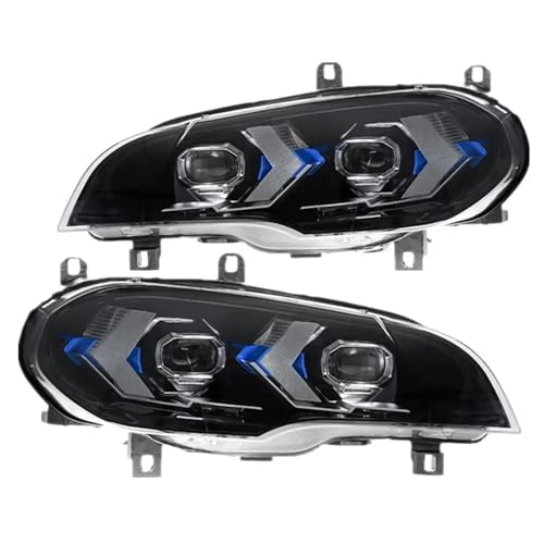 �t�����g���C���w�b�h���C�g Compatible With For X5 E70 2007 2008 2009 2010 2011 2012 2013 �w�b�h���C�g�A�Z���u�� �A�b�v�O���[�h DRL�V�O�i�� �w�b�h�����v �I�[�g�A�N�Z�T���[