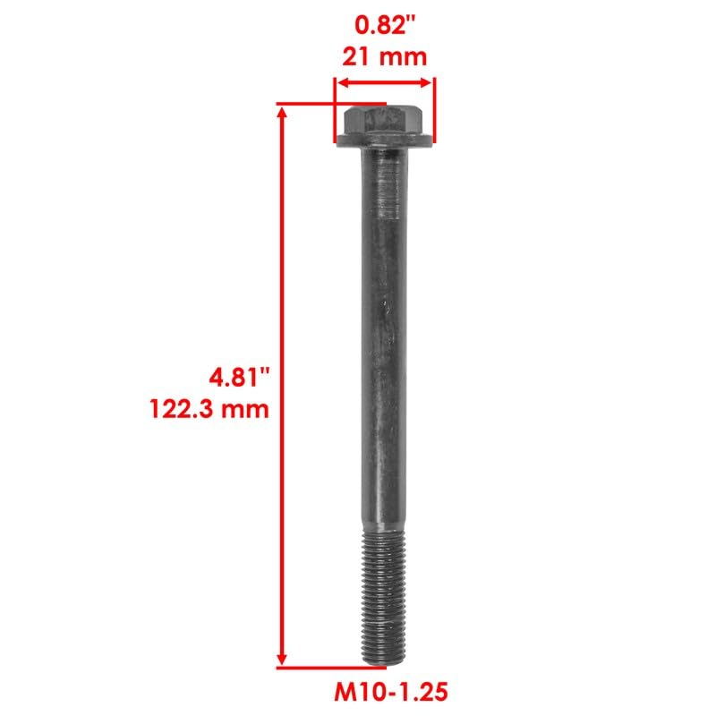 #US Replacement Parts 7518566 Engine Mount Bolt for Polaris for Outlaw 500 2006-2007 ATV (diep#1725-10340)