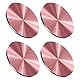 4pcs Handy Magnet,Magnet für Handy,Metallplatte Magnetplatte,Phone Aufkleber Magnetische,Mobiltelefone Auto Magnete,Selbstklebend Handymagnet Klebemagnete (Rose)