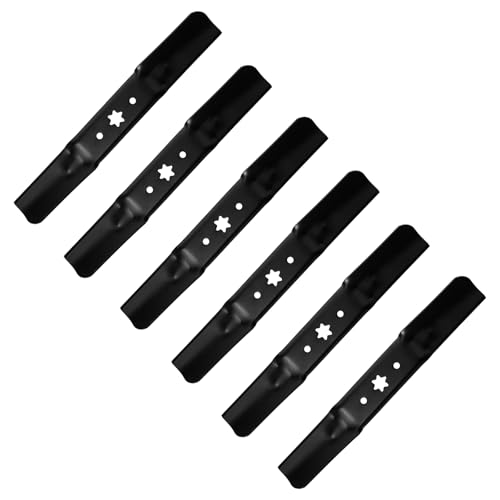 KOFINAM (6 Pack) Replacement Lawn Mower Medium Lift Blades 2-in-1 for Cu b Ca det Troy Bilt MTD 942-05052A 742-05052A - Fits RZT-L50 S50 XT1 GT50 LT50 XT2-50 Deck