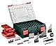 metabo Schlagbohrmaschine SBE 650 Set - 650 W, 10 Nm, inkl. 78-tlg. Zubehör im Koffer - Bohrmaschine für Beton, Holz, Stahl & Mauerwerk - Schnellspannbohrfutter, Rechts-/Linkslauf, Vario-Elektronik