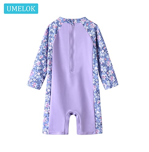 Image of UMELOK Baby Girl Swimsuit Infant UPF 50+ Bathing Suit Size Months