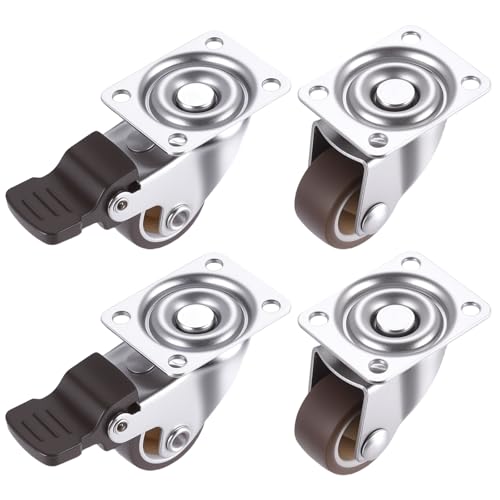 4 PcsRuedas para Muebles Pesados Pequeñas