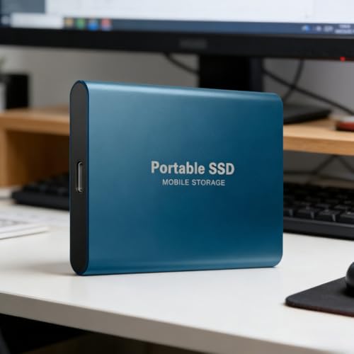 Portable External Hard Drive 500GB 1TB 2TB 4TB USB 3.0 Metal Hard Disk Storage Expansion for PC Laptop PS4 TV