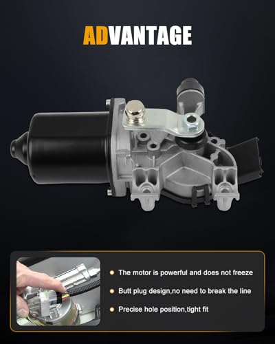 Image of ROADFAR Front Windshield Wiper Motor Fit for Chevrolet for Sonic 2012-2017 | Fit For Chevrolet For Sonic 2012-2017|Replace 95917201;95168357|4 Pins