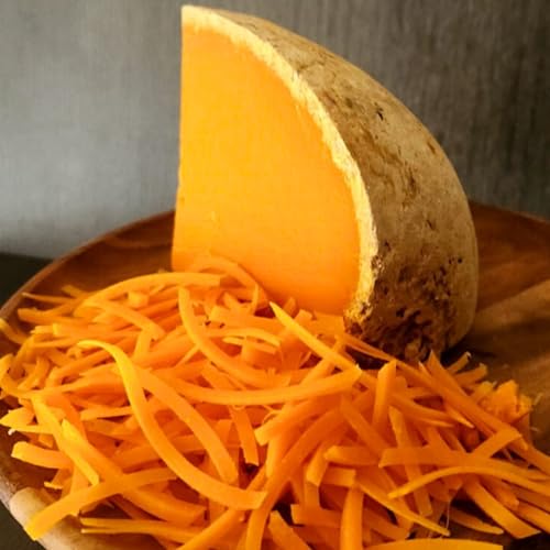 〈Global Wish〉フランス産 グラスフェッド ミモレット 22ヶ月熟成シュレッドタイップ 香ばしいナッツの風味と濃厚なコク 極上の熟成チーズ体験 French Grassfed Mimolette 22-Month Aged Shredded Nu