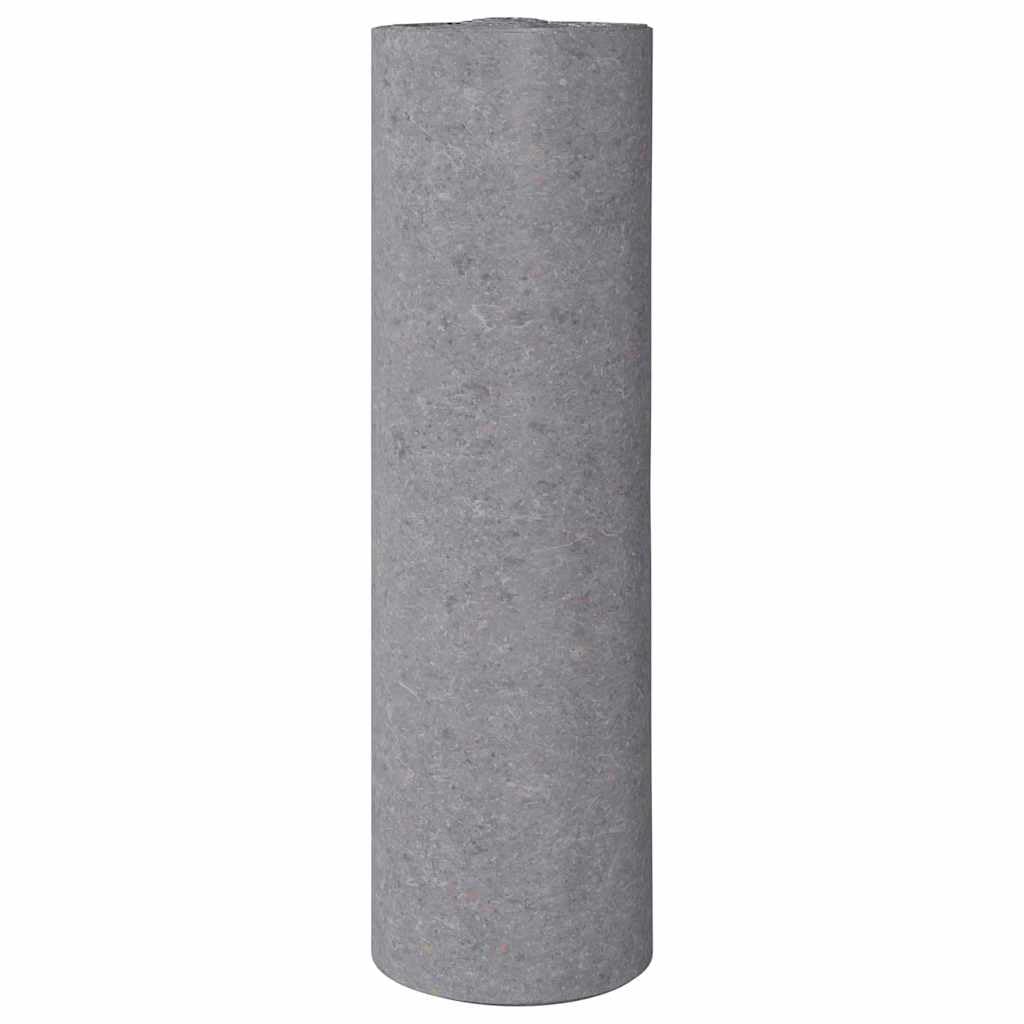 Antypoślizgowa włóknina malarska, 50 m, 220 g/m², szara, ochrona podłogi z antypoślizgowym spodem do ochrony podłogi, folia ochronna, wykładzina dywanowa, ochrona parkietu, ochrona laminatu, ochrona
