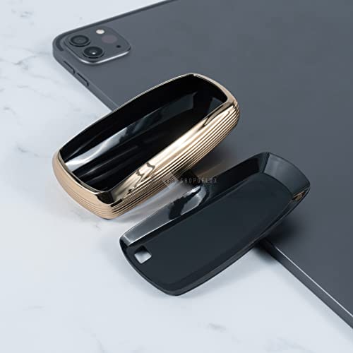 Image of Shopoflux TPU Smart Key Cover Compatible with Endeavour | Figo | Aspire | Freestyle Titanium (Black TPU Pack 1)