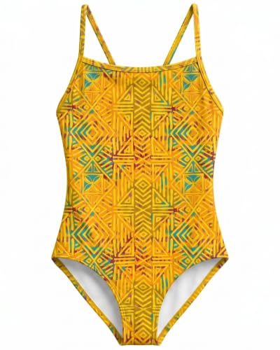 Image of weVSwe Baby Girl Swimsuit One Piece Swimsuit Cute Toddler Girls Sleeveless Bikini Kids 2-10 Years