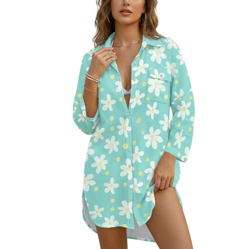 Vestido de playa camisero con botones ideal para tus tardes de relax y chiringuito este verano