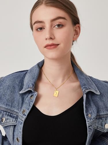 Custom4U Personalized Envelope Necklace with Picture Message Custom Love Letter Locket Necklace for Women Silver/Gold/Rose Gold/Black Birthday Mothers Day Photo Jewelry Gifts for Mom Wife (Gift Box)3