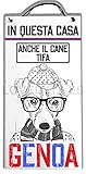 Photo Gallery lovelytiles genoa tifoso targa legno in questa casa anche il cane tifa idea regalo cartello (20x40) Photo Gallery lovelytiles genoa tifoso targa legno in questa casa anche il cane tifa idea regalo cartello (20x40)