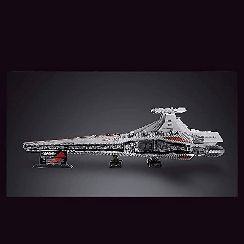 RcBrick 6685 Teile Raumkreuzer Modell, MK21005 Klemmbausteine Groß MOC Raumschiff Kompatibel mit Lego Star Wars USC – Bild 7