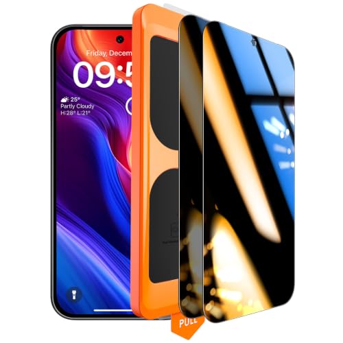 Image of TOCOL for Google Pixel 11 Privacy Screen Protector | Easy Installation, 25 Anti Spy, Data Protection, 9H+ Tempered Glass, 8FT Military Grade Shatterproof, Anti-Scratch, 2 Pack