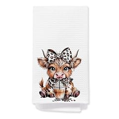 Leopard Bow Highland Cow