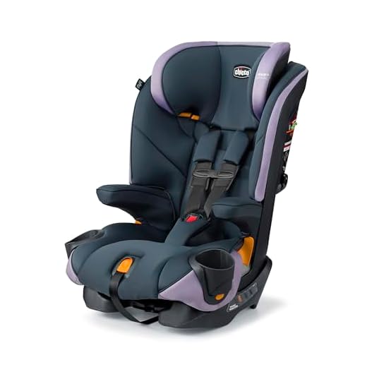 Chicco MyFit 2-in-1 Harness Booster Car Seat, 5-Point Harness Car Seat and High Back Booster, for Children 26.5-100 lbs, Haven/Purple