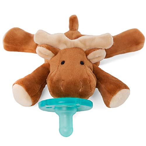 Image of WubbaNub Infant Pacifier - Moose