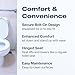 VMS Deluxe Bolt-On Hinged Raised Toilet Seat - Available in Elongated & Standard Styles, 300 lbs Weight Capacity (Standard)