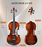 Aileen 4/4 Violin Set for Beginners, Full Size Fiddle Kit for Adults Starters and Children Teenager Students - Image 4