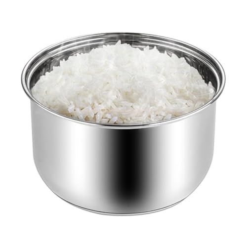 Potencia de olla interna: olla de reemplazo de acero, olla de cocción inoxidable | Pot de olla a presión, revestimiento interno antiadherente, olla de cocción para olla instantánea, cocoker múltiple,