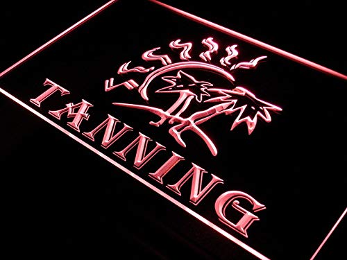 ADVPRO Open Tanning Sun Tan Shop LED Neon Sign Red 16 x 12 Inches st4s43-i187-r