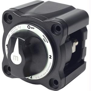 Blue Sea Battery Switch Mini - 4 Position - Black