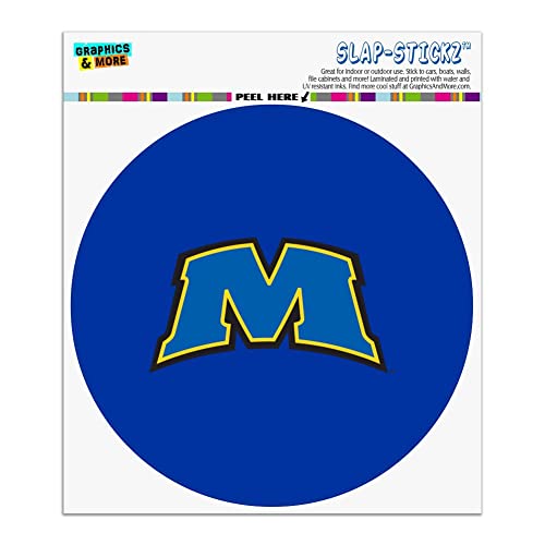 Morehead State University Eagles Logo Automotive Car Window Locker Circle Bumper Sticker