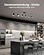 BOJIM Deckenstrahler 6 Flammig Lampe, LED Strahler Deckenleuchte Schwarz, Decke GU10 Spot Deckenlampe Schwenkbar Modern Light, für Küche Wohnzimmer Flur Innen Ceiling Büro, Ohne Leuchtmittel