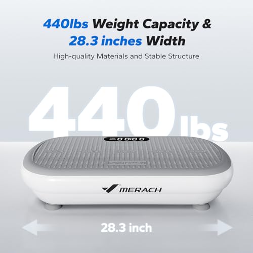 Merach CV40 Curved Vibration Plate Exercise Machine with 440lbs Capacity - image 7